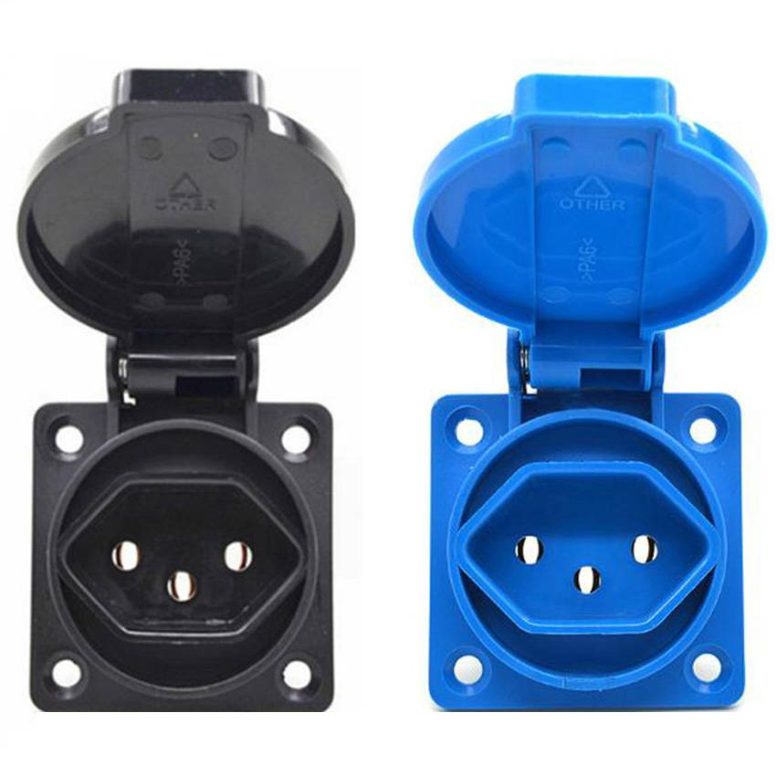 Outdoor Power Outlet Extension - 1Pcs Brazil Switzerland Waterproof Industry Socket