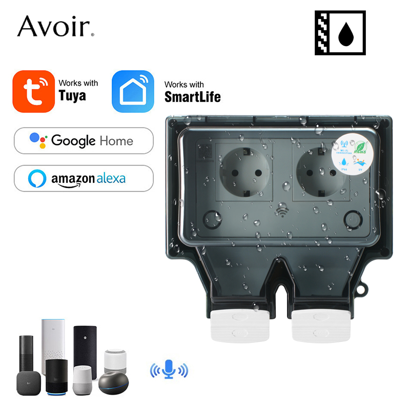 Avoir Tuya Wall Electrical Soc - огляд і ціна Outdoor Power Timer
