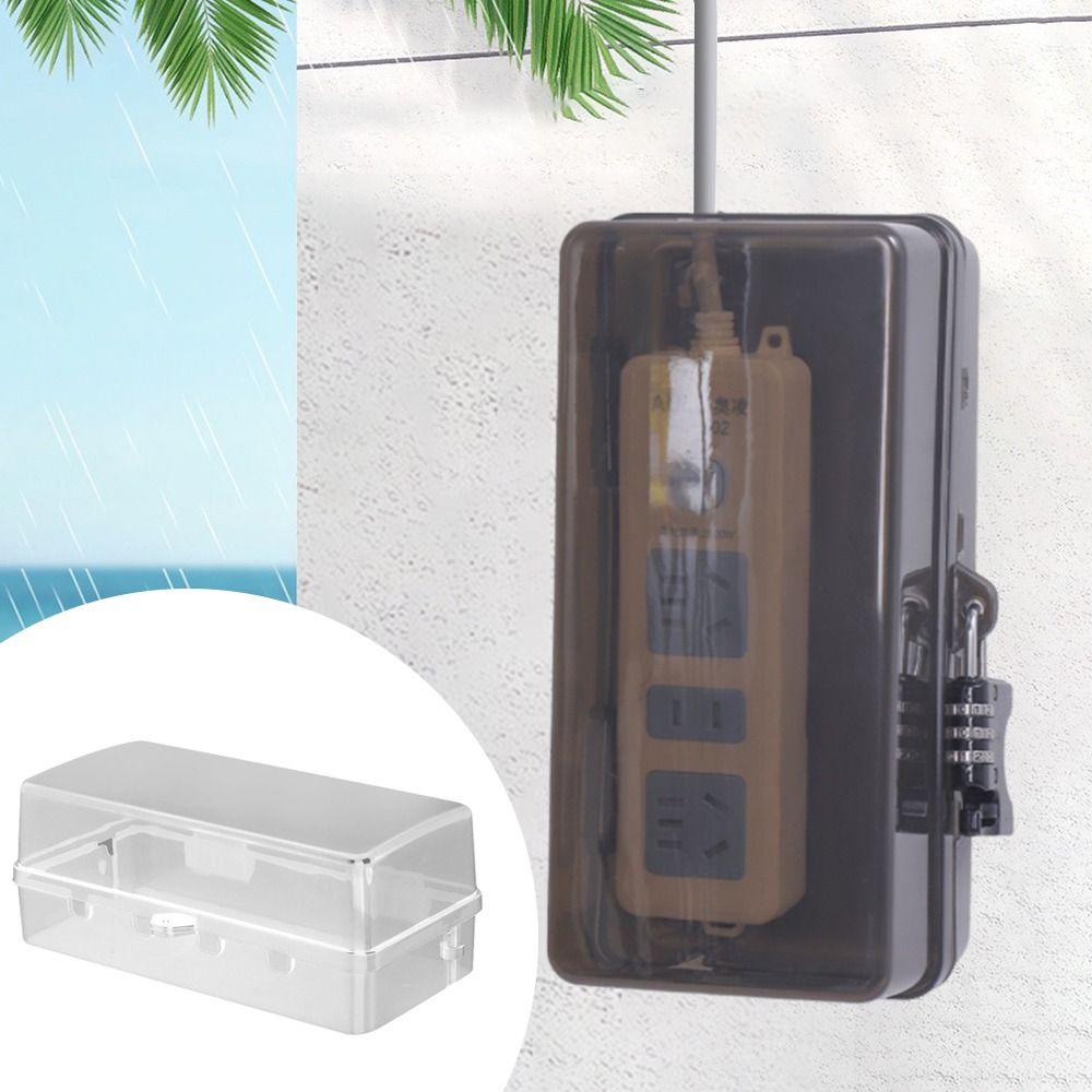 Durable Plastic Plug Box Anti- - огляд і ціна Outdoor Power Outlet Extension