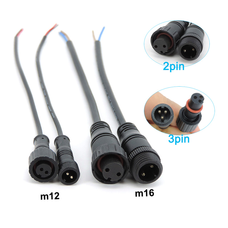 M12 M16 2 3 Pin Core Wire DC M - огляд і ціна Outdoor Power Jack
