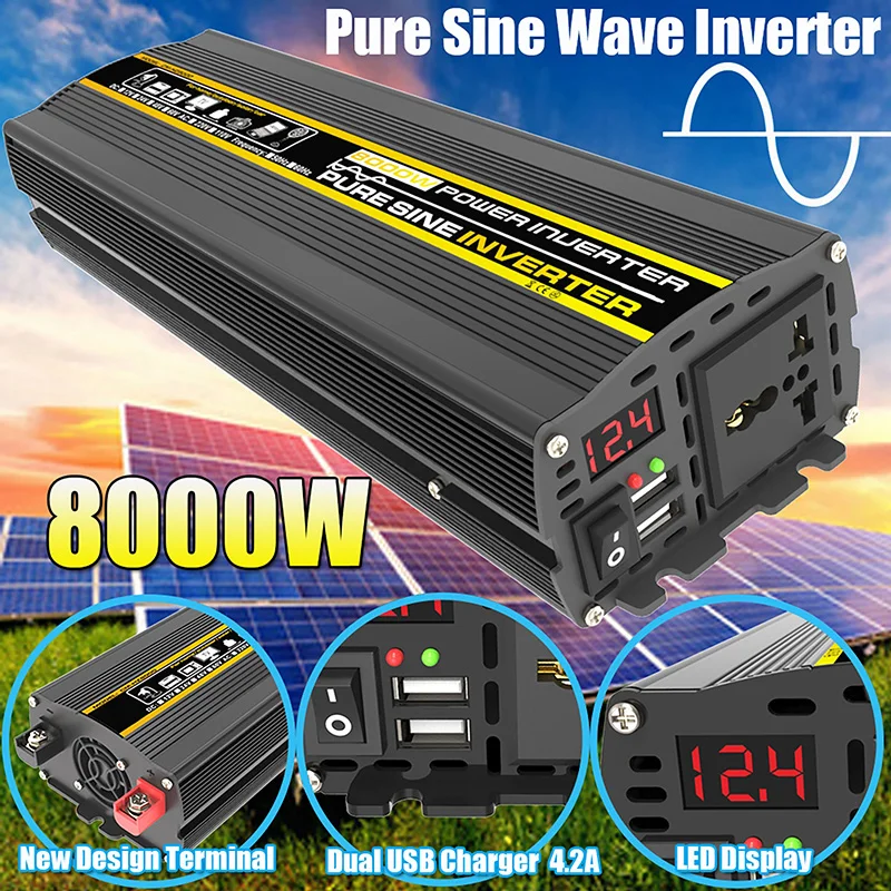 8000/6000/4000/3000W Pure Sine - огляд і ціна Outdoor Power Transformer