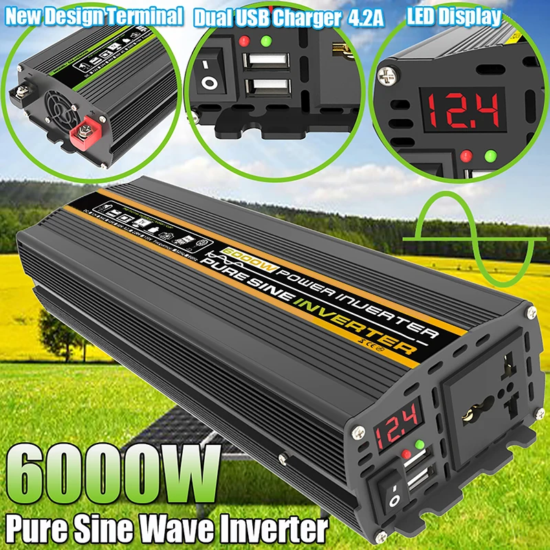 8000/6000/4000/3000W Pure Sine - огляд і ціна Outdoor Power Transformer