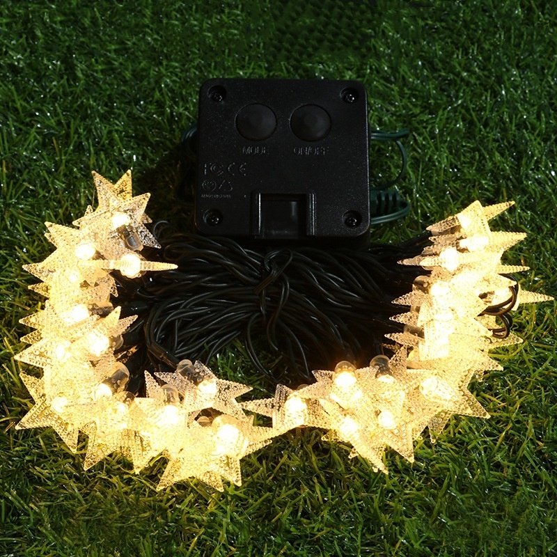 Solar Powered Star String Ligh - огляд і ціна Outdoor Power For Xmas Lights