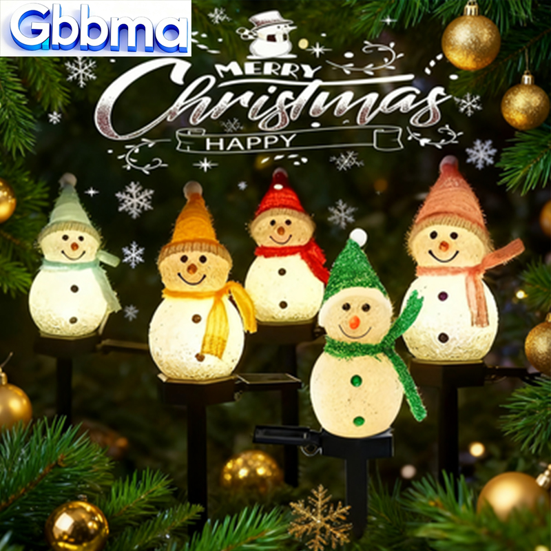 2 LED Snowman Solar Garden Lig - огляд і ціна Outdoor Power For Xmas Lights