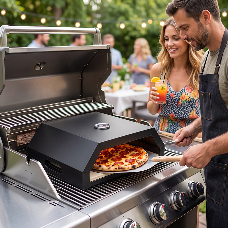 12 Inch Portable Gas‑Powered P - огляд і ціна Outdoor Power Grill