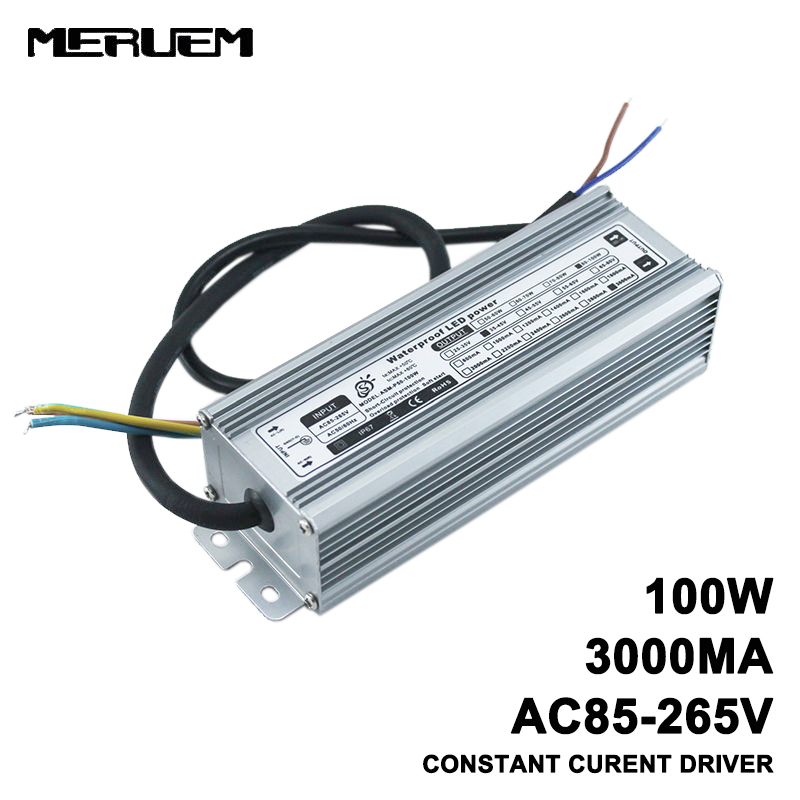100W IP65 Waterproof LED Drive - огляд і ціна Outdoor Power Transformer