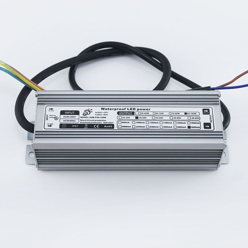 100W IP65 Waterproof LED Drive - огляд і ціна Outdoor Power Transformer