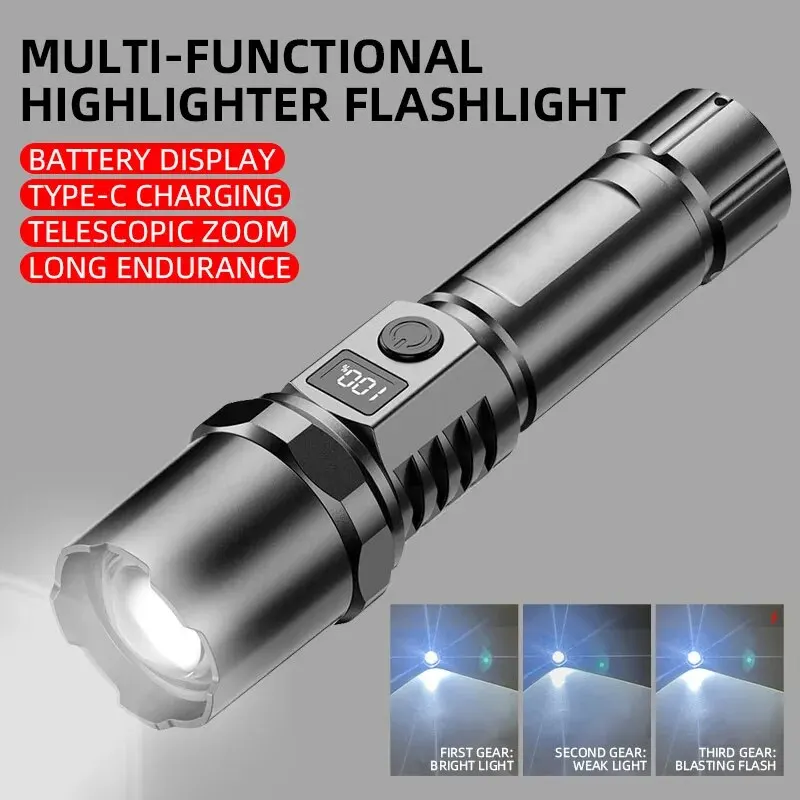 Powerful Led Handheld Flashlig - огляд і ціна Outdoor Power Lights