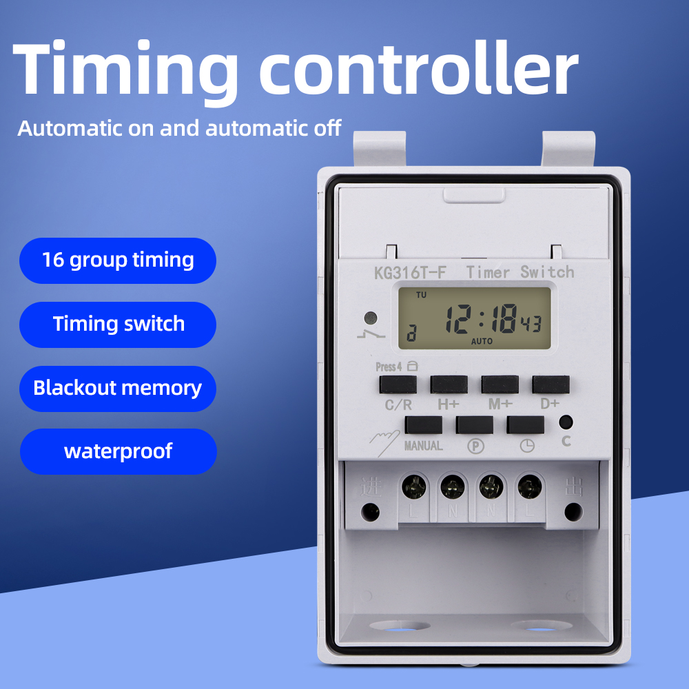 Digital Timer Switch 220V 30A  - огляд і ціна Outdoor Power Timer