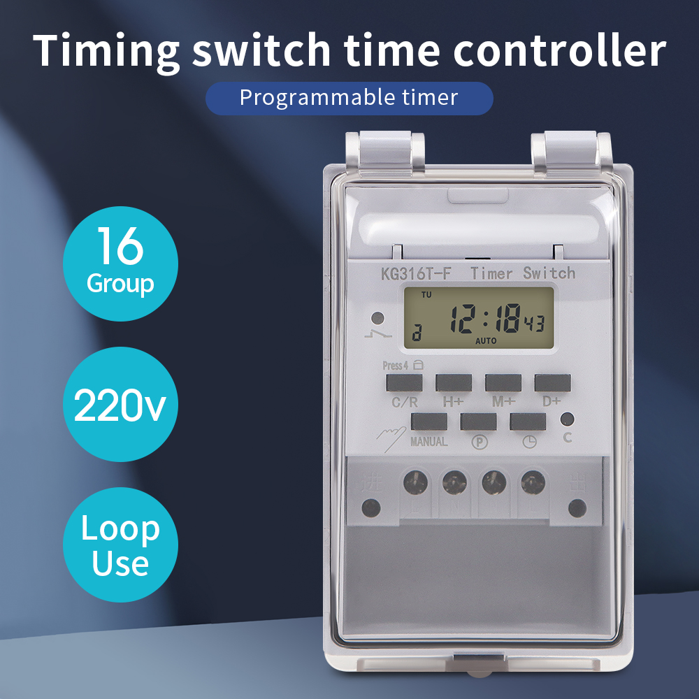 Digital Timer Switch 220V 30A  - огляд і ціна Outdoor Power Timer