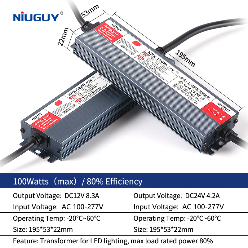 DC 12V 24V Outdoor Power Suppl - огляд і ціна Outdoor Power Transformer