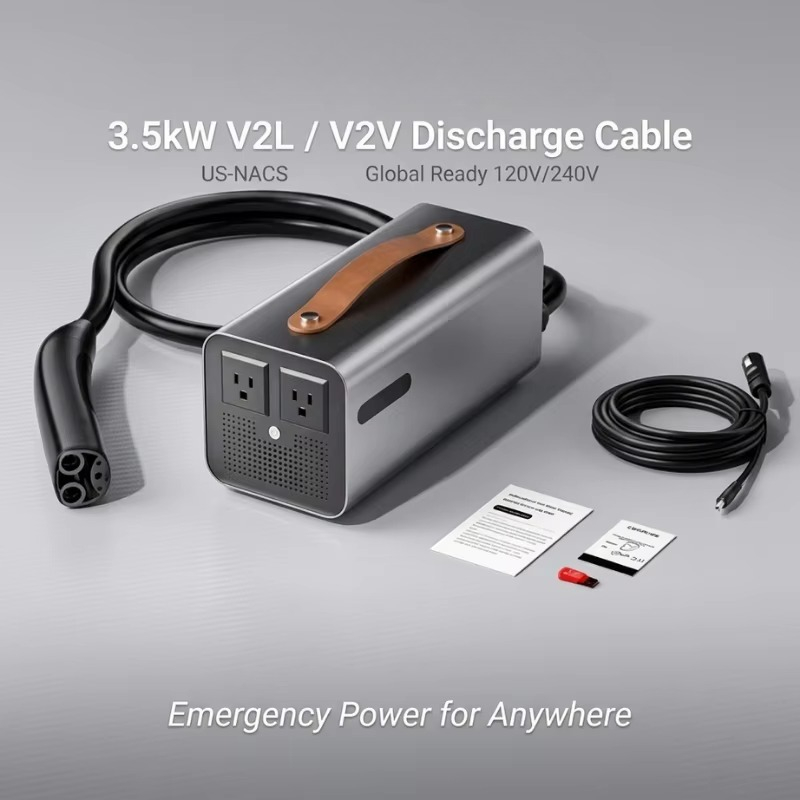 3.5kW NACS V2L Discharge Stati - огляд і ціна Outdoor Power For Camping