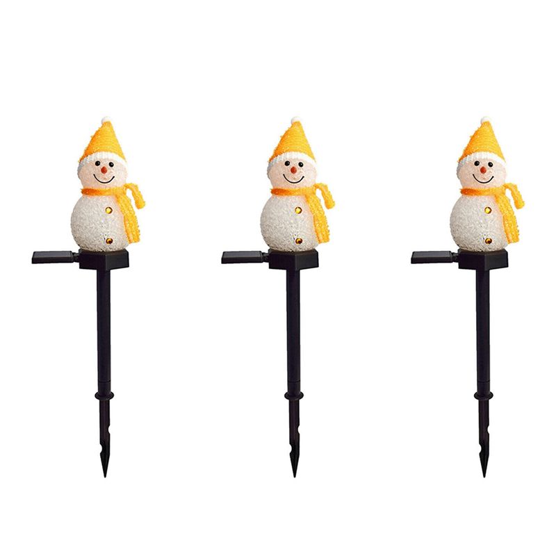 A01F-3X Snowman Solar Lights C - огляд і ціна Outdoor Power For Xmas Lights