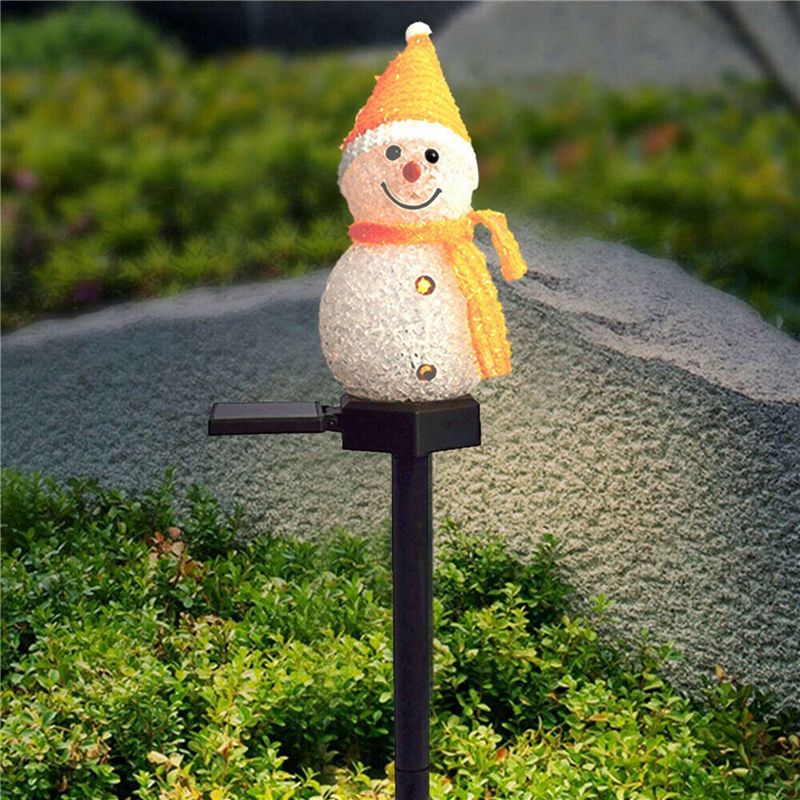 A01F-3X Snowman Solar Lights C - огляд і ціна Outdoor Power For Xmas Lights