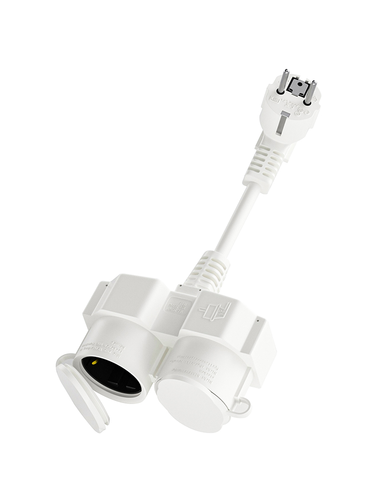 EU Extension Cable with 2 Schu - огляд і ціна Outdoor Power Extension Cord