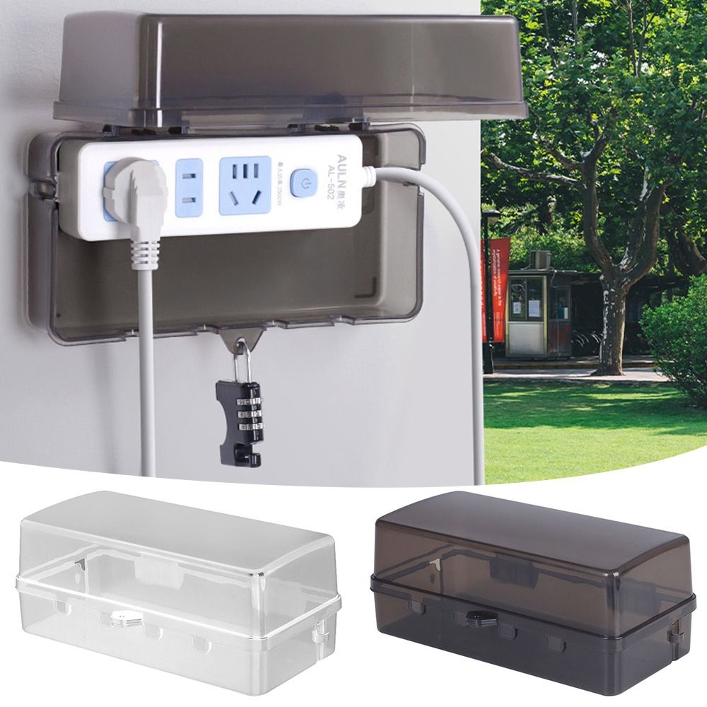 Durable Plastic Plug Box Anti- - огляд і ціна Outdoor Power Outlet Extension
