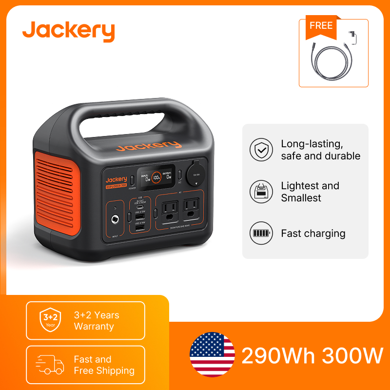 Jackery Portable Power Station - огляд і ціна Outdoor Power Extension Cord