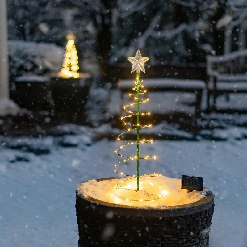 Solar Powered Xmas LED Stake L - огляд і ціна Outdoor Power For Xmas Lights