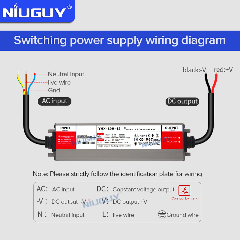 IP67 waterproof power supply 6 - огляд і ціна Outdoor Power Transformer