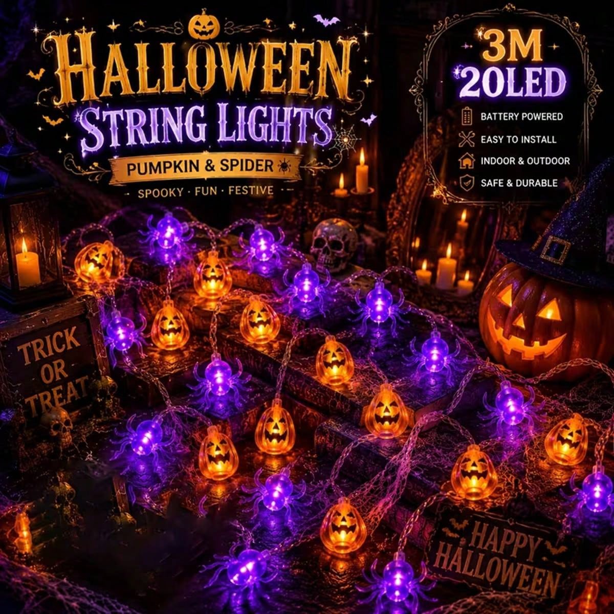 1PC Halloween Pumpkin 10/20 LE - огляд і ціна Outdoor Power Jack