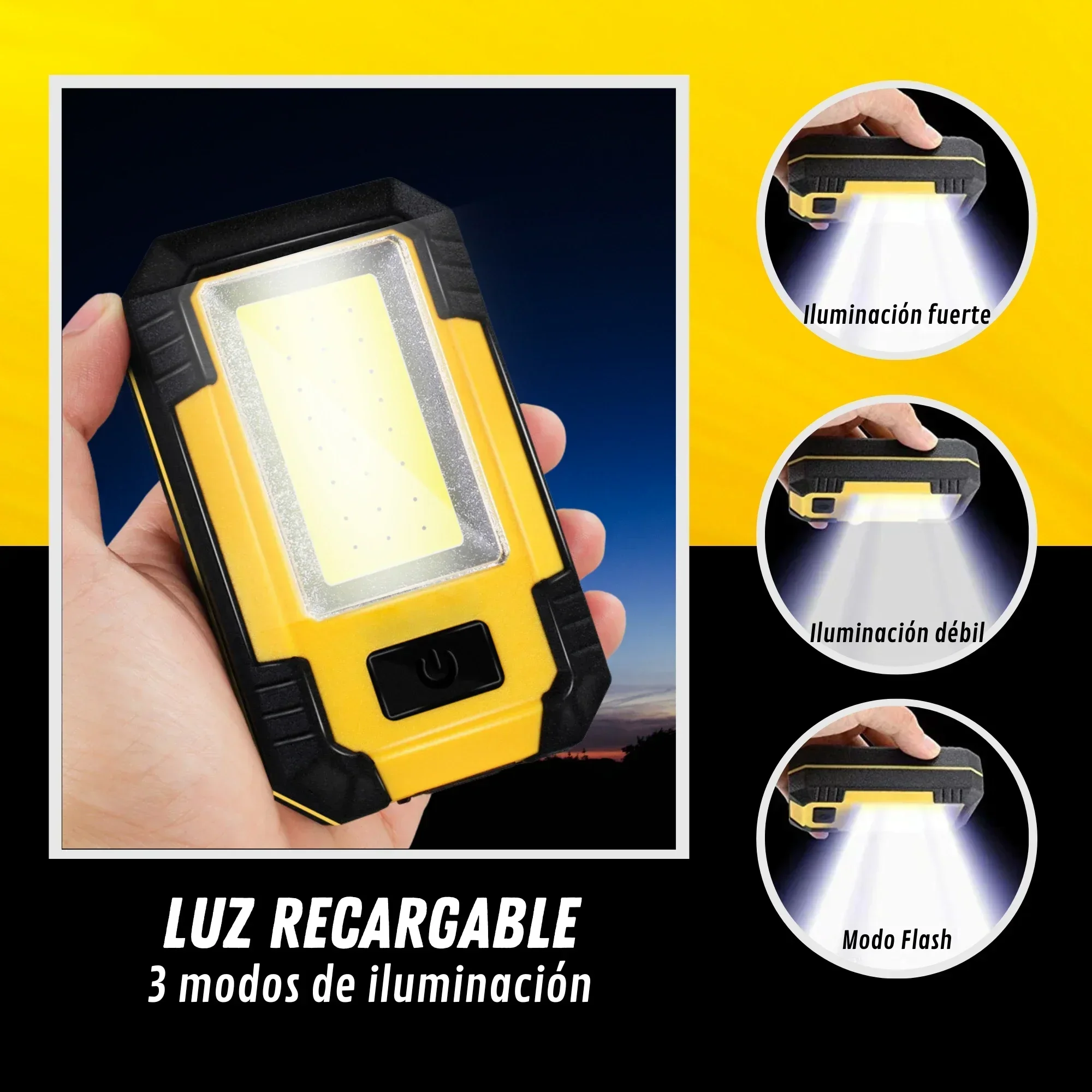 Portable 4000MaH Rechargeable  - огляд і ціна Outdoor Power Lights