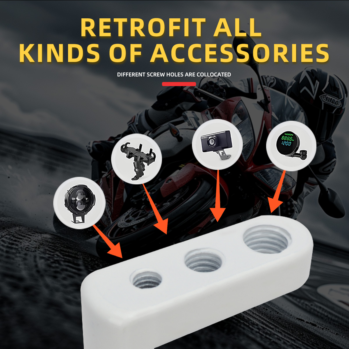 1/2Pcs Universal Car Motorcycl - огляд і ціна Outdoor Power New Roads