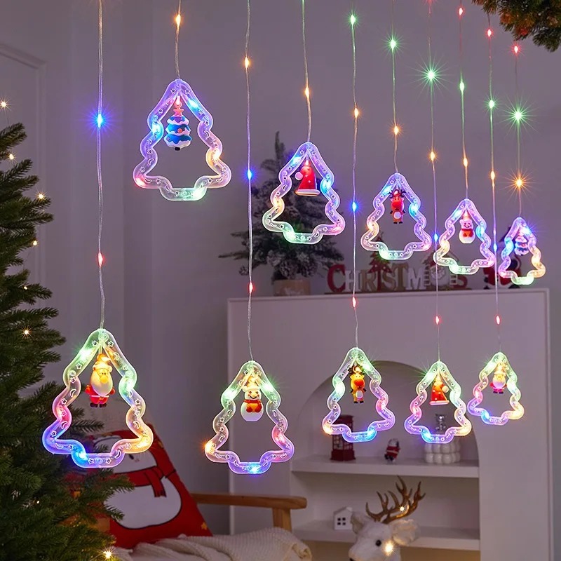 LED Star Curtain Fairy Lights  - огляд і ціна Outdoor Power For Xmas Lights