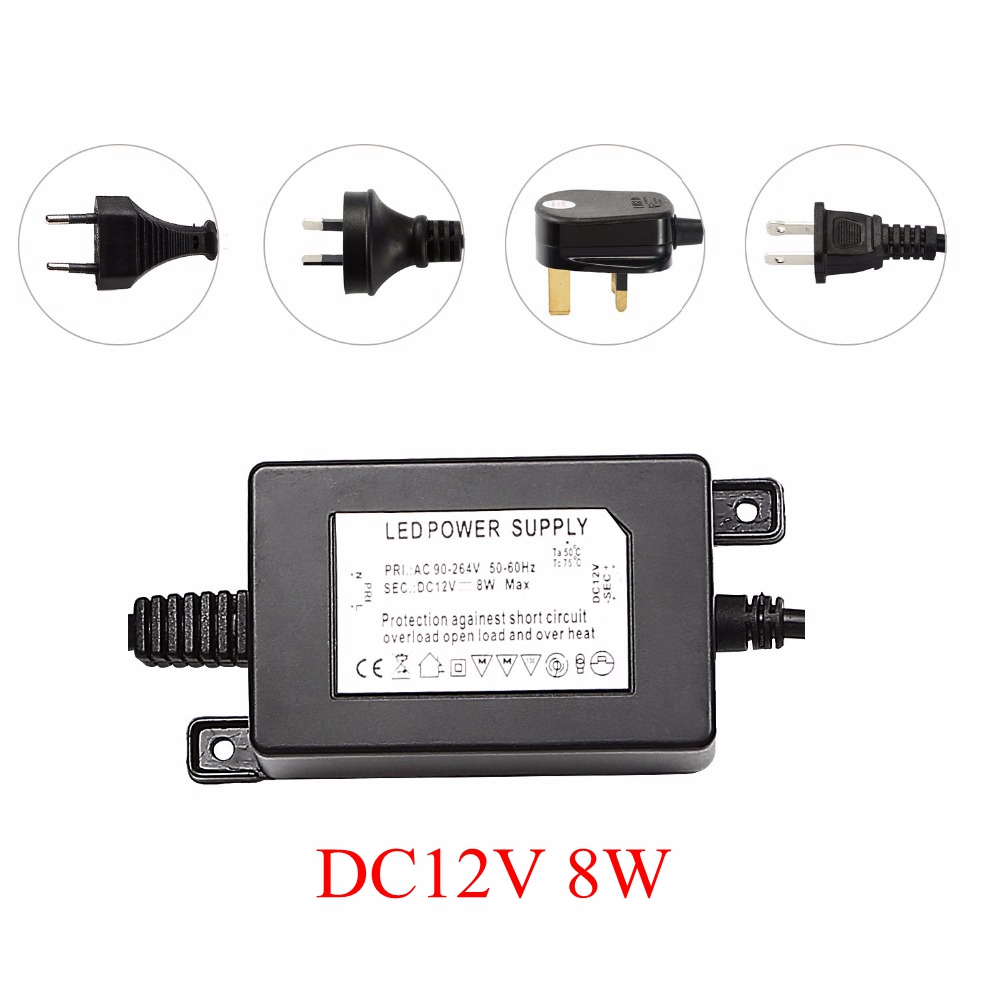 IP67 Waterproof DC12V 8W Trans - огляд і ціна Outdoor Power Transformer