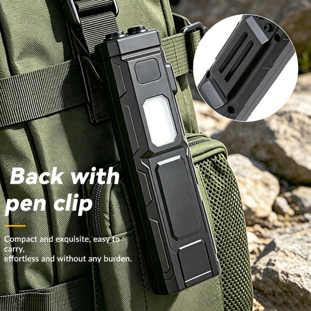 COB LED EDC Flashlight Pen‑Cli - огляд і ціна Outdoor Power Lights