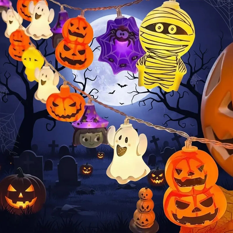 Halloween Party LED String Lig - огляд і ціна Outdoor Power Jack