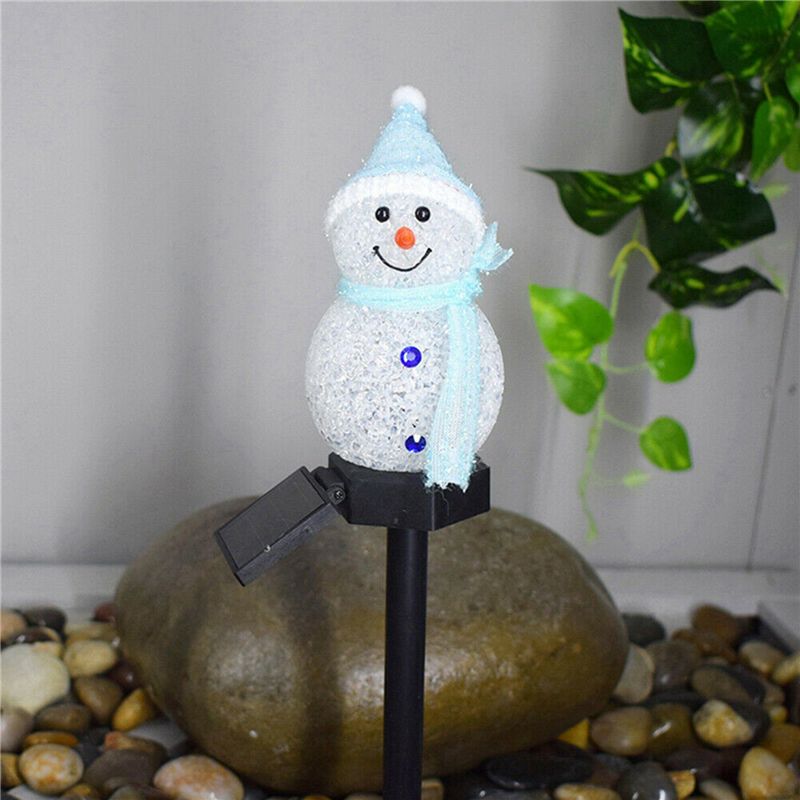 ABGG-3X Snowman Solar Lights C - огляд і ціна Outdoor Power For Xmas Lights