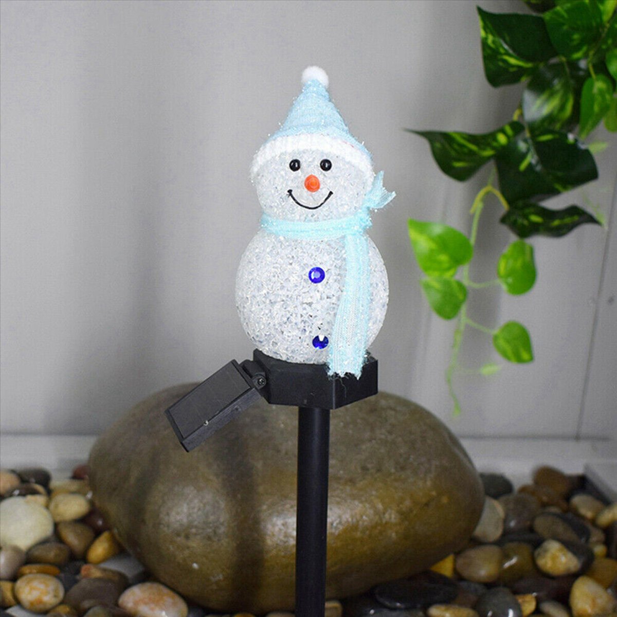 ABGG-3X Snowman Solar Lights C - огляд і ціна Outdoor Power For Xmas Lights