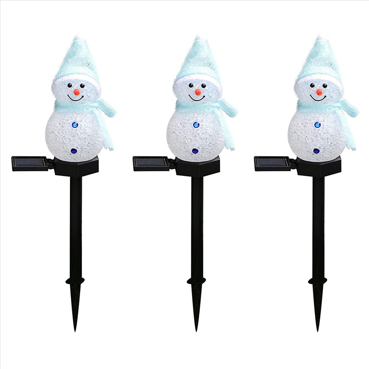 ABGG-3X Snowman Solar Lights C - огляд і ціна Outdoor Power For Xmas Lights