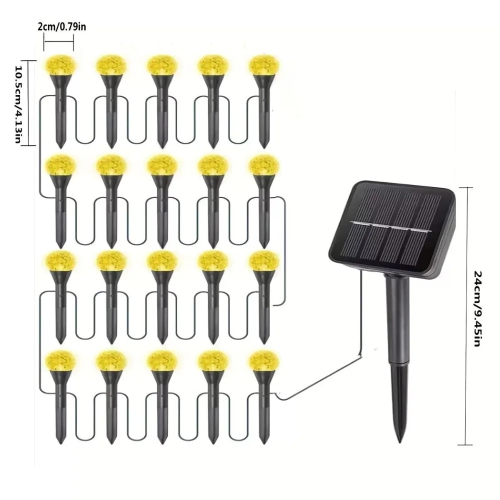 Solar Powered 5M 20LED Outdoor - огляд і ціна Outdoor Power For Xmas Lights