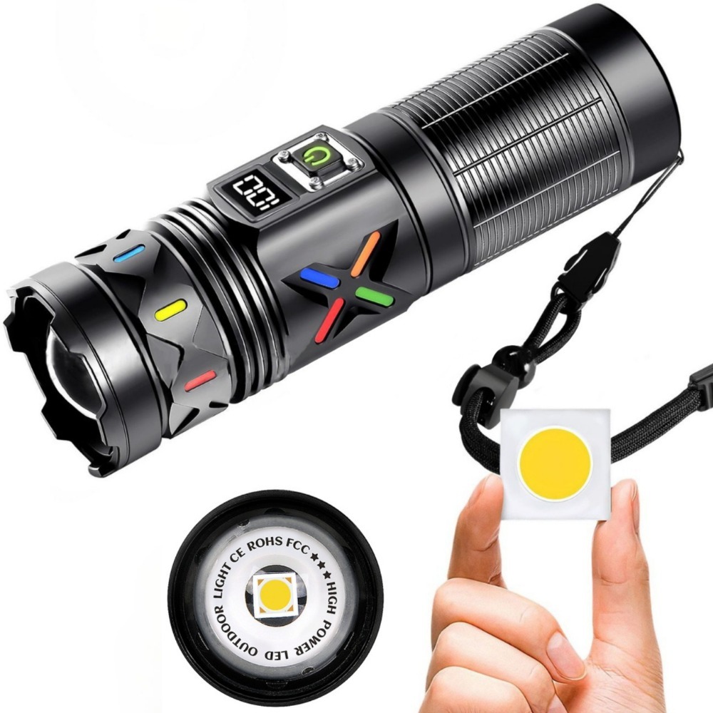 High Power LED Flashlight Tele - огляд і ціна Outdoor Power For Camping